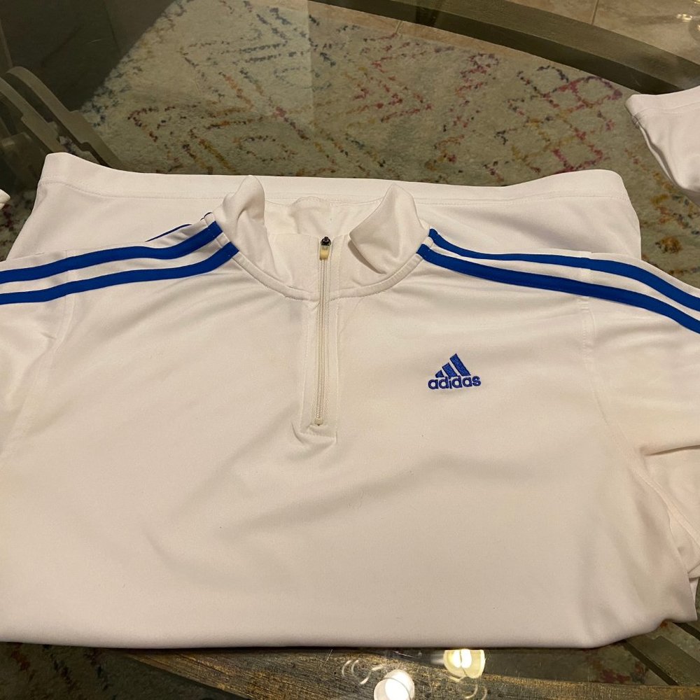 Adidas Stripe Long Sleeve Top
